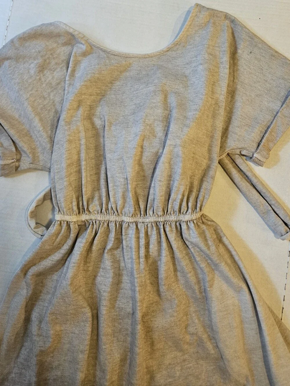 NWT Free People Beach Sorrento Midi/Maxi Dress Neutral Stone Minimalist XS-S